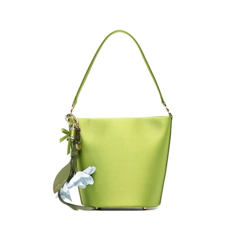 Self-Portrait Green Bucket Bags Women
